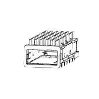 AMP Connectors - TE Connectivity 2170199-1 ຊຸດການປະກອບກັບກະຕ່າ XFP ມີກັບກະຕ່າຢືບ ແລະ ຕົວລົດຄວາມຮ້ອນ