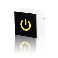 VCC CTHS15CIC07ONOFF ຕິດຕັ້ງສະນີເຊີ CTH SQR 15mm LED 2.1V Lead Ylw OnOff