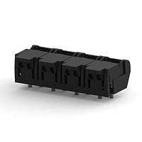AMP Connectors - TE Connectivity 1339375-2 ຮອງສະໜອງສາຍແລະສາຍສົດ 4 ຄູ່ ການເຊື່ອມຕໍ່ສອງຊັ້ນສີດຳ