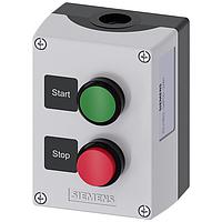 SIEMENS 3SU18020AP002AB1 ກອງປຸ່ມກົດພລາສຕິກ. 2 ຈຸດຄວບຄຸມ