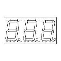 Lumex LDT-C512RI ຈຸດສະແດງຕົວເລກ 3 ໂຕ .56" ສີຂຽວ