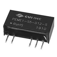 CUI Inc PEME1-S5-D5-S ປະຕິເສດ 5/-5 Vdc, 0.1/-0.1 A, 1 W, 4.5 - 5.5 Vdc