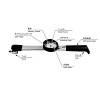 Tohnichi CDB2000MX19D-S Dial ຊີ້ບອກ Torque Wrench (200～2000 kgf･cm)