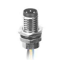 Low Power Radio Solutions (LPRS) M8Cab-3-M-WE-F ເສັ້ນສາຍອ່ານສະເຫຼີມ / ເສັ້ນສາຍອັກຕູເວີ M8 ຜູ້ຊາຍ 3 ຕຳແໜ່ງ ຕິດຕັ້ງຢູ່ກະແຜນ ສາຍຕໍ່ສິ້ນ ດ້ານໜ້າ ຢືນຢັນດ້ານໜ້າ