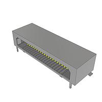 Samtec FCS8-20-01-L-S-A-TR ປຸ່ມສອກເຕັດ 0.80 mm ສູງຄວາມໄວ ມີຄຸນຄ່າສູງ ສາຍເຄົາຊ໌ຂະໜາດນ້ອຍ Micro Coax Cable, ຕູ້ຮັບ PCB