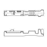 JST Automotive SMSA-A041T-M1.2 ຂໍ້ຕໍ່ 1.2 ຕົວຍິງ TERM 0