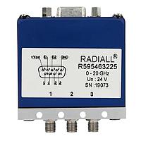 Radiall R595433215 ສະຫນັບສະຫນູນ Coaxial SPDT Term. Platinum SMA 20GHz ລັດຊິ້ງ 24Vdc ບົດບາດບວກທົ່ວໄປ ຕົວເຊື່ອມ D-sub