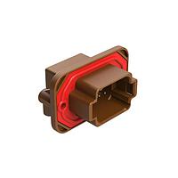 Amphenol SINE Systems AT13-08PD-BM05CP ຕົວເຊື່ອມລົດຍົນ 8 ຕຳແໜ່ງ 90 ຟແລນຈ໌ມາຍງານ PCB Receptacle