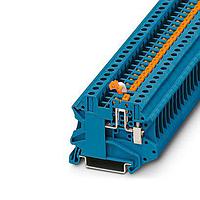 PHOENIX CONTACT 1291258 ບລັອກຕໍ່ສາຍບົດ DIN Rail Terminal Blocks UT 4-MT-P/P-EX BU