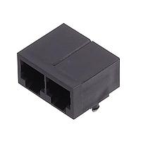 Molex 43223-6122 Ganged RA 6/4/2 RJ-11 ບໍ່ມີຂອບ ganged