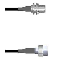 Amphenol Custom Cable Q-23054000D024i ສາຍສັນຍານ RF N-SJB/TNC-SP LMR19 24I