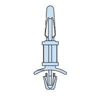 Heyco 10974 ຮັບສະຫນັບ HLNCBS-12 NATURAL