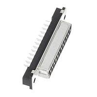 AMP Connectors - TE Connectivity 745967-2 ຮູບຮອງ RECP FRNT MTL SHL 25 ຮ່ອງຍົກຍໍມາດຕະຖານ