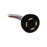 Amphenol Commercial Products FLA-R4141-30-05 ປຸ່ມຮັບ FLATool-lessRot Rcpt 4 Signal,14AWG,105C