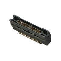 AMP Connectors - TE Connectivity 767178-2 ບອດເພື່ອບອດ & ເມຊະນາຍນີ ເຄັນເນັກເຕີ MICTOR .355 REC 76 POS T&R PACKA