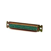 Cinch DCMM37SM ຕິດຕໍ່ D-Sub MIL Spec DSUB 37F PCB STR G50 ZINC