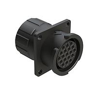 Amphenol SINE Systems FLS014N19SHEC03 ຕົວເຊື່ອມຕໍ່ 19 POS SQUARE FLANGE RECEPT