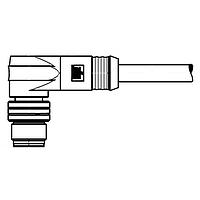 Molex 1200651686 ເສັ້ນສາຍອ່ານສະເຫຼີມ / ເສັ້ນສາຍກະທົບ MIC 4P M/MP 0.5M 90D 18/4 TPE