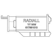 Radiall 617991010 ຮາດແວ Mini Quick Lock EMI Backshell
