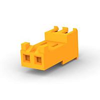 AMP Connectors - TE Connectivity 3-644718-2 ການປະກອບ Receptacle 02P MTA156 CONN ASSY 18AWG ORA