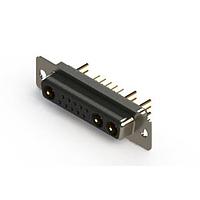 EDAC 628-13W3224-7T1 ຕົວເຊື່ອມຕໍ່ Mixed Contact D-Sub Connectors Vertical Combo Dsub