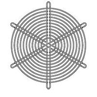 Sanyo Denki 109-320 ກາດພັນມືພັດລົມ 172mm Guard, Outlet, Silver