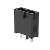 Molex 215915-1003 ຫົວກະແຈ Mini-Fit Max Vertical Header, ບັນດາດຽວ, 3 ວົງຈອນ, ການຄຸມປະສົງດ້ວຍດິນຫງາມ (Sn), ສີດໍາ