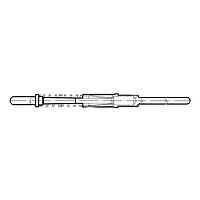 Preci-Dip 90061-AS Spring-Loaded Spring Loaded Contact w/ Solder Tail, Press-In Mount into 1mm hole