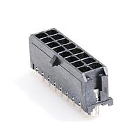 Molex 43045-1625 ຊຣູດ Microfit 3.0 V PTH clip DR 15Au 16Ckt