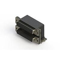 EDAC 662-025-364-034 ຕູ້ສະຫນອງ Dual Port D-Sub ມຸມຂວາ ຕູ້ສະຫນອງ Dual Port D-Sub