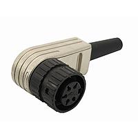 Amphenol Tuchel T 3445 055 ຂໍ້ຕໍ່ FEMALE R ANG CONN 7C 4-6MM