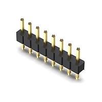 GCT (Global Connector Technology) BG030-09-A-0450-0300-N-G ຫົວຂໍ້ 9w, 2.54mm Pitch Pin Hdr, SIL, TH, Vert, GF, ກ່ອງ