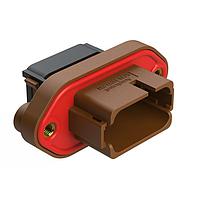 Amphenol SINE Systems AT16-18PD-PM11 18-ທາງ 18 ຕຳແໜ່ງ ແຜງ Mo acle, Keyed D, ສີນ້ຳຕານ