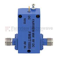 Fairview FMBT1000 SMA Bias Tee From 500 MHz to 10 GHz Rated To 700 mA And 50 Volts DC