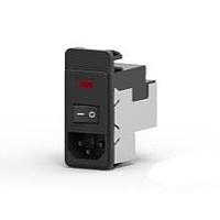 Corcom - TE Connectivity PSJSXDS6A ປະຕູເຂົ້າ 6A ຟິວສຄູ່ ຕິດຕັ້ງແບບກົດເຂົ້າ