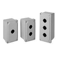 Hammond Manufacturing PJ944FS ກອງປຸ່ມກົດ Pushbutton Enclosures N4X Fiberglass Wallmount Encl - 9.0 x 3.9 x 3.9 - Fiberglass