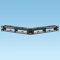 Panduit QAPP24BL ແຜ່ນຕິດຕັ້ງ QN Patch Panel Angl 24 Port, 1RU