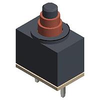 E-Switch TD1150AF100Q ສະຫນັບສະຫນູນຕົວສະແດງ DETECTOR, 100mA 12VDC, SPST Off-(On), Through Hole PC Pin