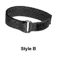 Bud Industries CMS-2208-B ອຸປະກອນເພີ່ມເຕີມ ສາຍຜັດສາຍສະບັບ 1 x 8" ສາຍຜັດສາຍ Velcro (ຊຸດ 25 ອັນ)