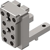 Amphenol SV Microwave 9351-80005 ໂມດູນເຊື່ອມຕໍ່ NanoRF VITA 67.3 9 ພອດ Plug-In Module