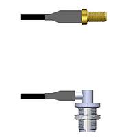 Amphenol Custom Cable Q-2Z01S0008006i ສາຍສະບັບ RF SMA-SJ/N-RJB RG58 6I
