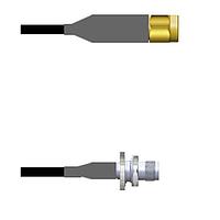 Amphenol Custom Cable Q-3G04S000M072i ສາຍສັນຍານ RF SMA-SP/TNC-SJB LMR24 72I