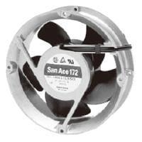 Sanyo Denki 109E4748L401 ພັງລົມ Axial DC Axial, 172x147x25mm ຮອງດ/ຂ້າງຕັດ, 48VDC, ບໍ່ມີຮູບແບບສະເລີຍ, ເຄື່ອງວັດຄວາມຫວັງ