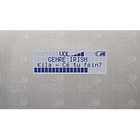 Matrix Orbital BLC2041-AL-GW ຊອງເພີ່ມ PC Bay, ຕົວອັກສອນ LCD ສີຟ້າເບີງຂໍ້ຄວາມ L.Blu Txt G/W B/G Key ມີຂາຍື່ນ Mnt Slv Brkt