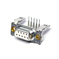 Amphenol Commercial Products DE09S565MTLF ປຸ່ມຮັບ DSUB R/A STB 9P SOCKET