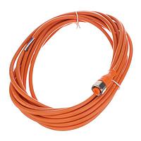 Omron Automation and Safety Y92ES12PVC4S5ML ເຊນເຊີຮາດແວ M12 4W SUS ການເຊື່ອມຕໍ່ 5M ຕົວຕົວເລັກ