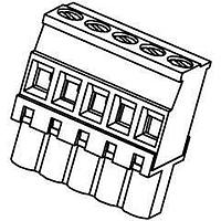 Molex 39533-7016 ປລັກ 5.08MM EURO PLUG VER G VERT RWE GRN 16CKT