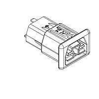 Anderson Power Products 2002V3-BK ກອງຮັບ VERTICAL PCB RECEPT HSG/1.0MM PANELS