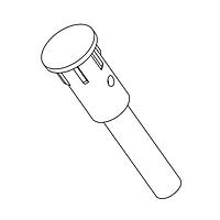 BIVAR LC2-7.2 ທ່ອສວ່ນແສງຍືນຍົງ ທ່ອສວ່ນແສງ, ຍືນຍົງ, 2mm. ເສັ້ນໃນເສັ້ນແສງໄຟເບີ, 5.1mm. ເລນສ໌ລະດັບຕ່ຳ, 7.2in. ຄວາມຍາວ