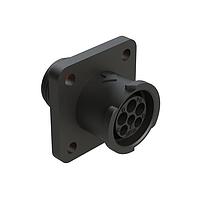 Amphenol SINE Systems FLS010N3W3S03-PM ຕົວເຊື່ອມ 6 POS SQUARE FLANGE RECEPT